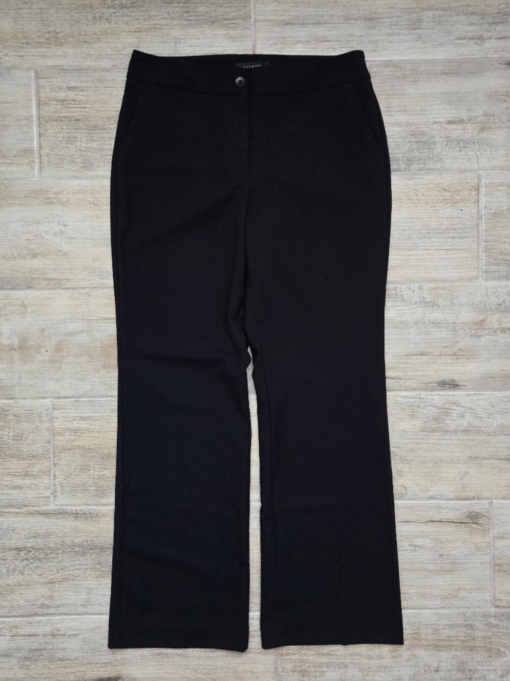 Talbots Petites Heritage Trouser Pants Womens Navy Straight Leg Office Formal 8p